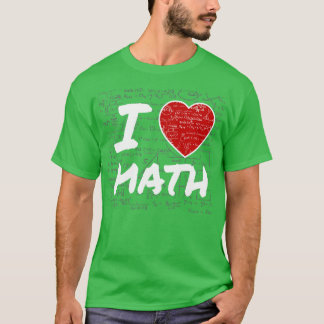 数学ギフト小学校が大好き Tシャツ