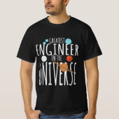 数学ギークデザイン素晴らし-Univerのエンジニア Tシャツ (正面)