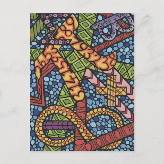 数学ギークドードル ポストカード (正面)