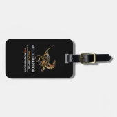 数学ギークヴェロキラプター ラゲッジタグ (正面横)