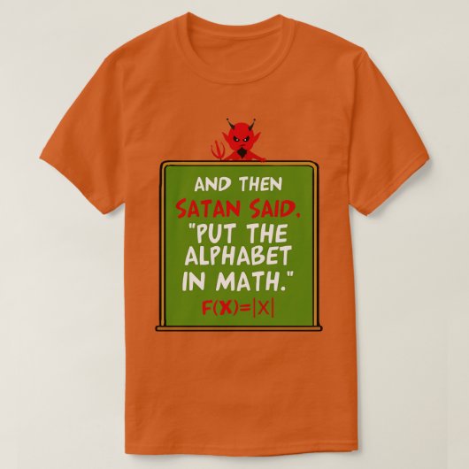 数学ギーク先生おもしろい先生(6) Tシャツ (デザイン正面)