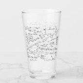 数学ギーク、数学の問題解決パターン タンブラーグラス (裏面)