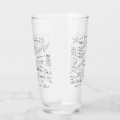 数学ギーク、数学の問題解決パターン タンブラーグラス (右)