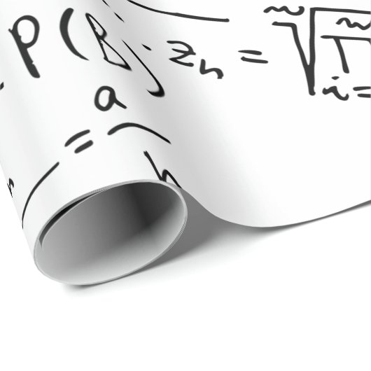 数学ギーク、数学の問題解決パターン ラッピングペーパー (ロールコーナー)