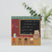 数学クリスマス・ウィッシュ・ハガキ シーズンカード (スタンド正面)