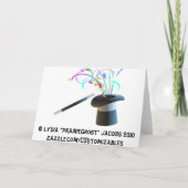 数学グリーティングカード カード (裏面)