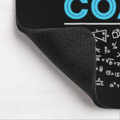 数学コーチ教師感謝の戻る学校 マウスパッド (コーナー)
