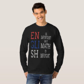 数学サイエンスおたく先生アイディア誕生日 Tシャツ (正面フル)