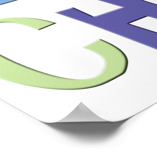 数学シック ポスター (角)