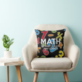 数学ジョーク 唯一数える科目 Funny Math The Only Subject That Co クッション (椅子)