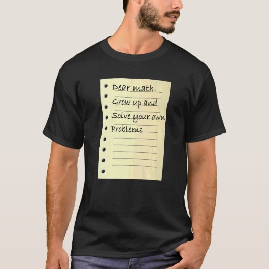 数学スキル 問題解決 数学学習 C Tシャツ (正面)