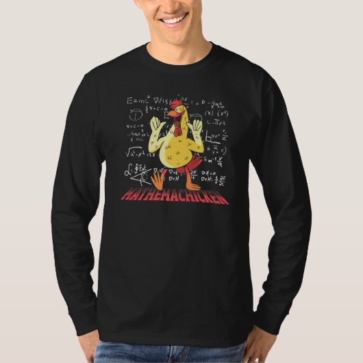 数学チキン数数学者先生Stu Tシャツ (正面)