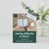 数学チューターフライヤー (スタンド正面)