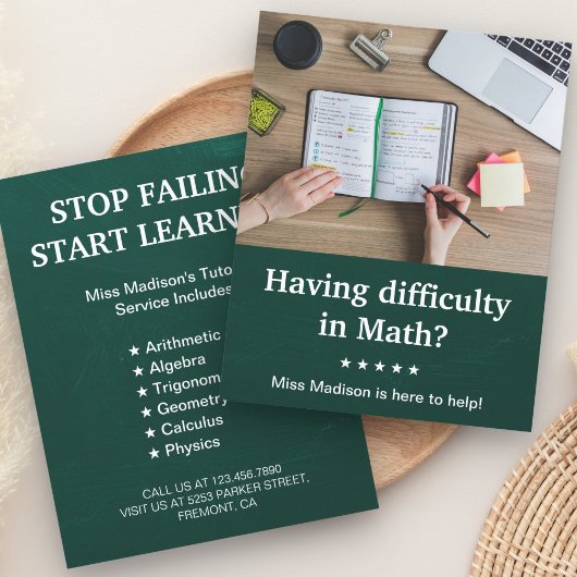 数学チューターフライヤー