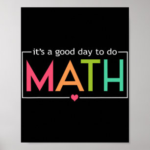 数学テストの日を行うには良い日Math Teacheをテスト ポスター