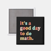 数学テストの日を行うには良い日Math Teacheをテスト マグネット (正面/裏面)