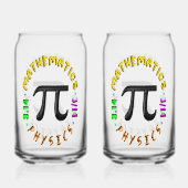 数学パイ物理スポーツ ガラス缶 (正面)