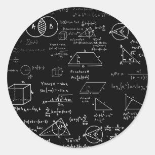 数学パターンサイエンススクールスケッチスケッチma ラウンドシール