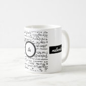 数学パターンマグ コーヒーマグカップ (正面右)