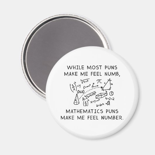 数学パン マグネット (正面/裏面)