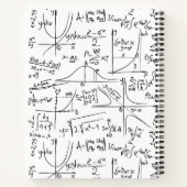 数学パーソナライズされたまたは代数の学校ノート ノートブック (裏面)