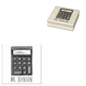 数学パーソナライズされた先生スクールカリキュレータスタンプ ラバースタンプ (押印)