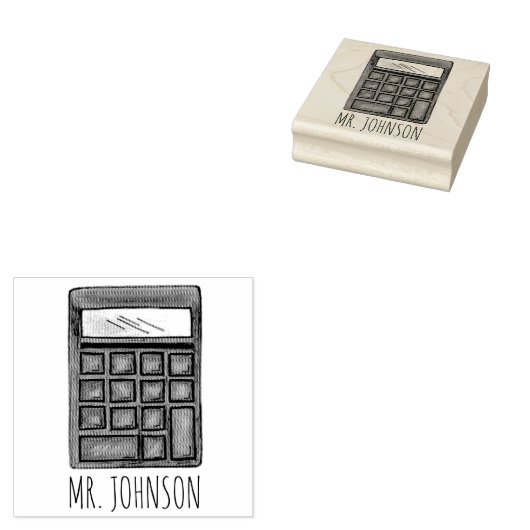 数学パーソナライズされた先生スクールカリキュレータスタンプ ラバースタンプ (押印)