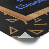 数学パーソナライズされた教室のポスターと追跡者 ポスター (角)