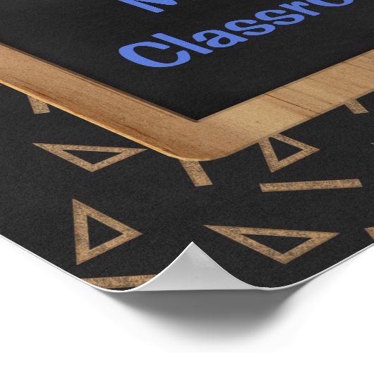 数学パーソナライズされた教室のポスターと追跡者 ポスター (角)