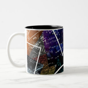数学フォーミュラのコーヒーマグ ツートーンマグカップ