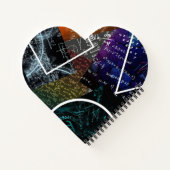 数学フォーミュラハートスパイラルノート ノートブック (裏面)