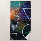 数学フォーミュラビーチタオル ビーチタオル (正面)