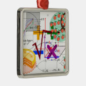 数学フォーミュラ物理スクール メタルオーナメント (右)