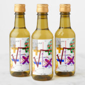 数学フォーミュラ物理スクール ワインラベル (ボトル)