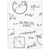 数学ホワイトボード クリップボード (裏面)