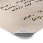 数学ポスターの言語 ポスター (角)