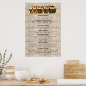 数学ポスターの言語 ポスター (キッチン)