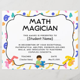 数学マジシャン学生認識賞