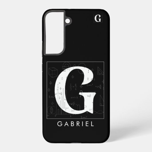 数学モノグラム - G SAMSUNG GALAXYケース (裏面)