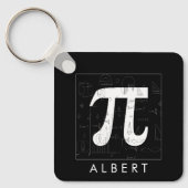 数学モノグラム – Pi記号 キーホルダー (正面)
