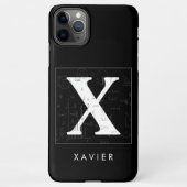 数学モノグラム – Xavier iPhoneケース (裏面)