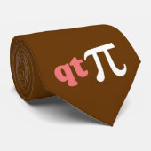 数学ユーモア – かわいいティーPi ネクタイ (ロール)
