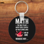 数学ユーモア キーホルダー (正面)