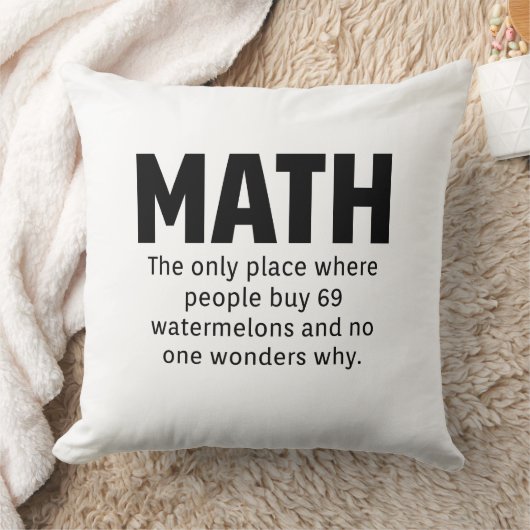 数学ユーモア クッション (ブランケット)