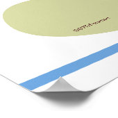 数学ユーモア'crunch numbers'イラストレーションプリント ポスター (角)