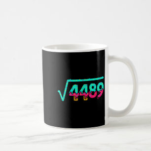 数学ラジカル4489、遊び心のあるドーナツナンバー マ コーヒーマグカップ
