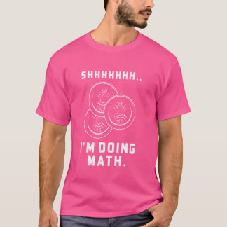 数学ラバージムおもしろい重量挙げ引用文トレーニングE Tシャツ