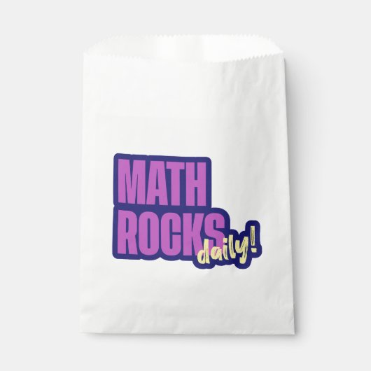 数学ロックスデイリー先生 フェイバーバッグ (正面)