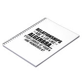 数学代数 |数学者の数学ギフト ノートブック (左側)