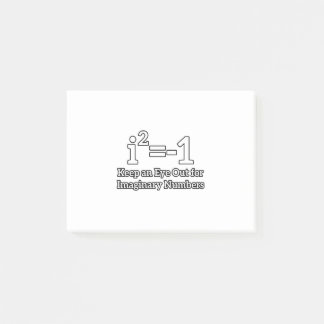 数学保の学生の想像上の数字に目を向ける ポストイット